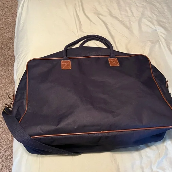 Ralph Lauren Big Pony Travel Bag Duffel Shoulder Strap and Handles Carry on
